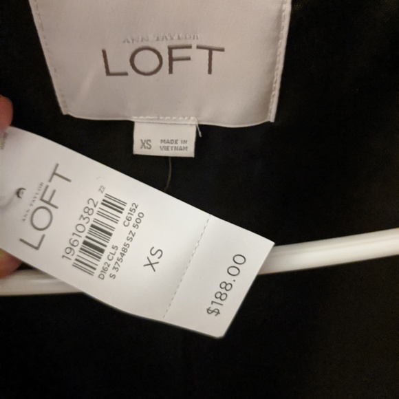 Loft Striped Cocoon Coat NWT - Picture 5 of 5